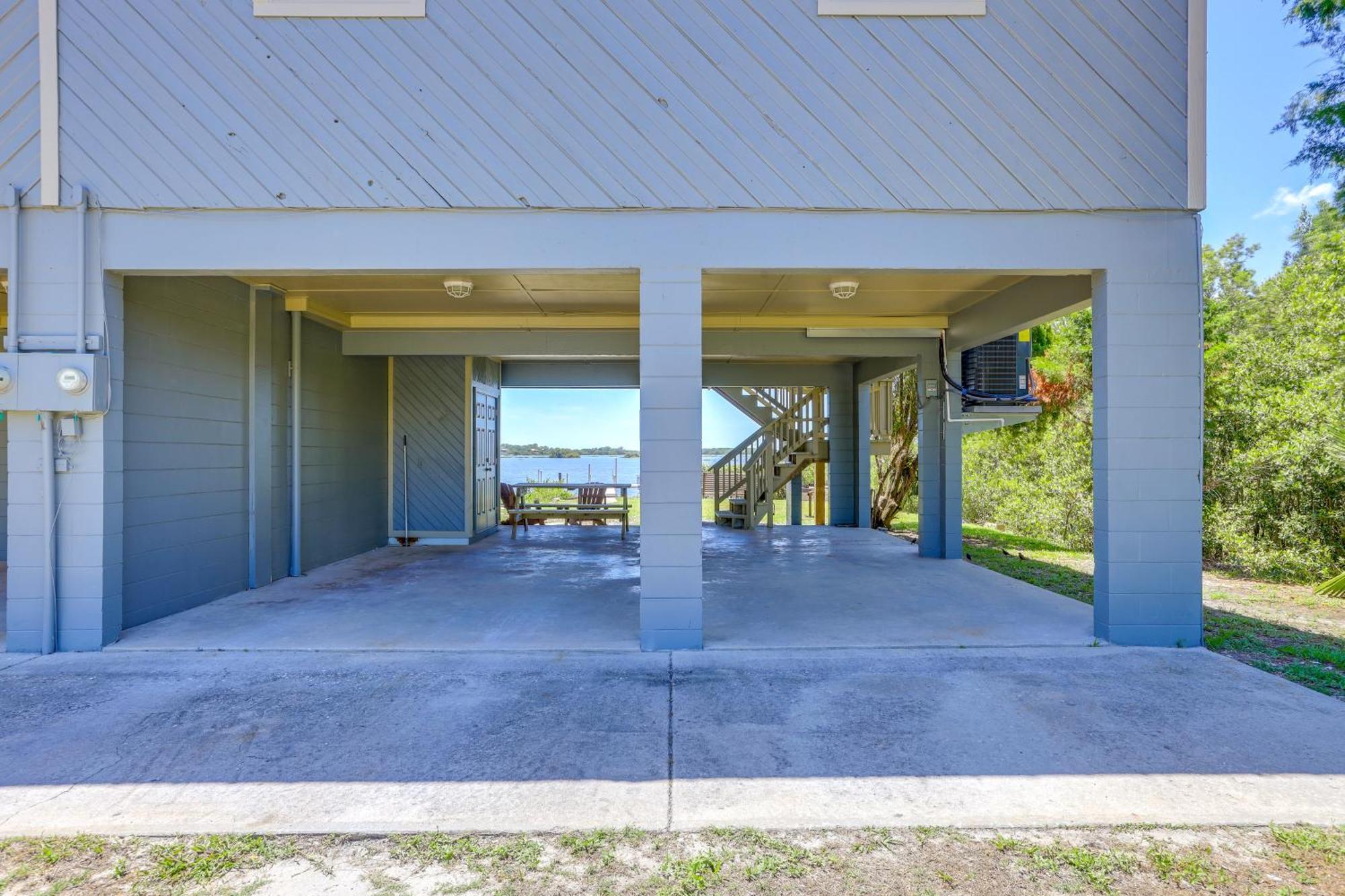 Waterfront Cedar Key Duplex Home Grill And Dock! Ngoại thất bức ảnh